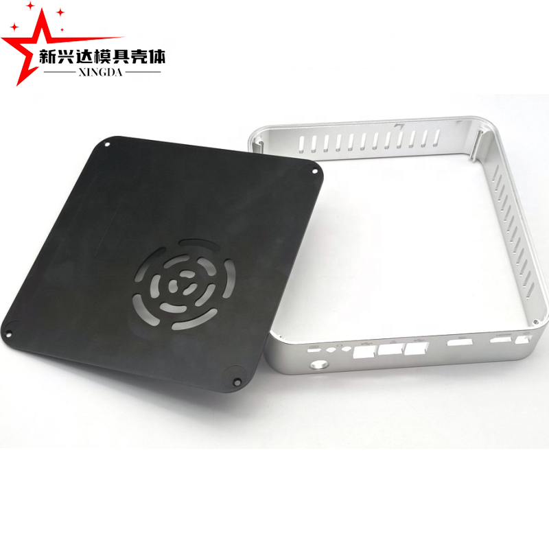 set-top box host player industrial control casing aluminum alloy case CNC machining Mini-computer aluminum enclosures housing