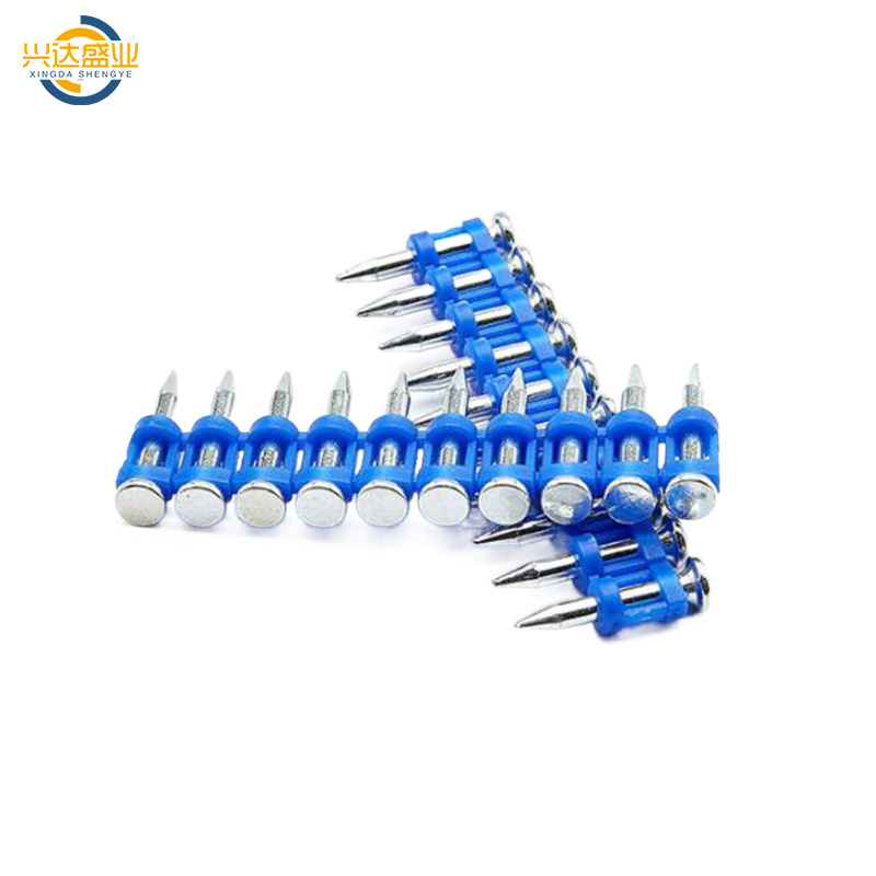 Plastic collated gas drive high performance shooting angled pins strip gas nailer hilti bx3 concrete nails