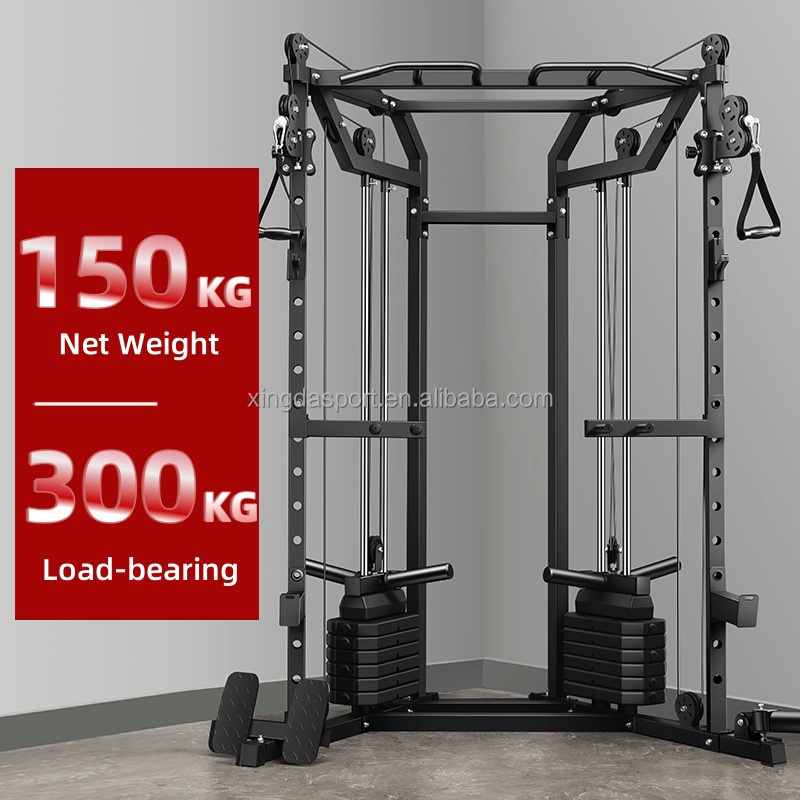 Home gym equipment Fitness Functional Trainer power rack cage squat rack strength traliniing Multifunctional Cable Machine