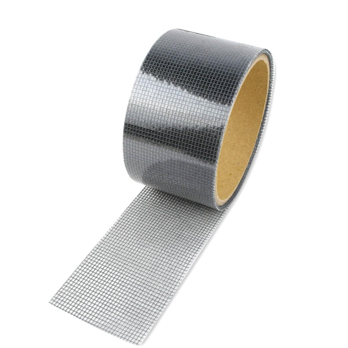 Waterproof Adhesive & Fiberglass Mesh Fly Screen Repair Tape for Window & Door Mosquito Net Fly Screen Paper & Film