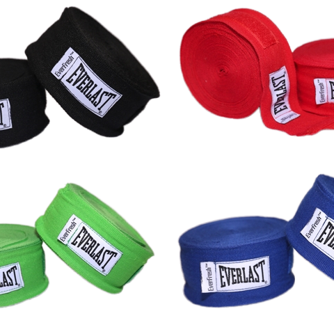 Custom Logo MMA Training Hand Wraps Elastic Cotton Boxing Bandage for Kickboxing Athletic Sport Finger Tape