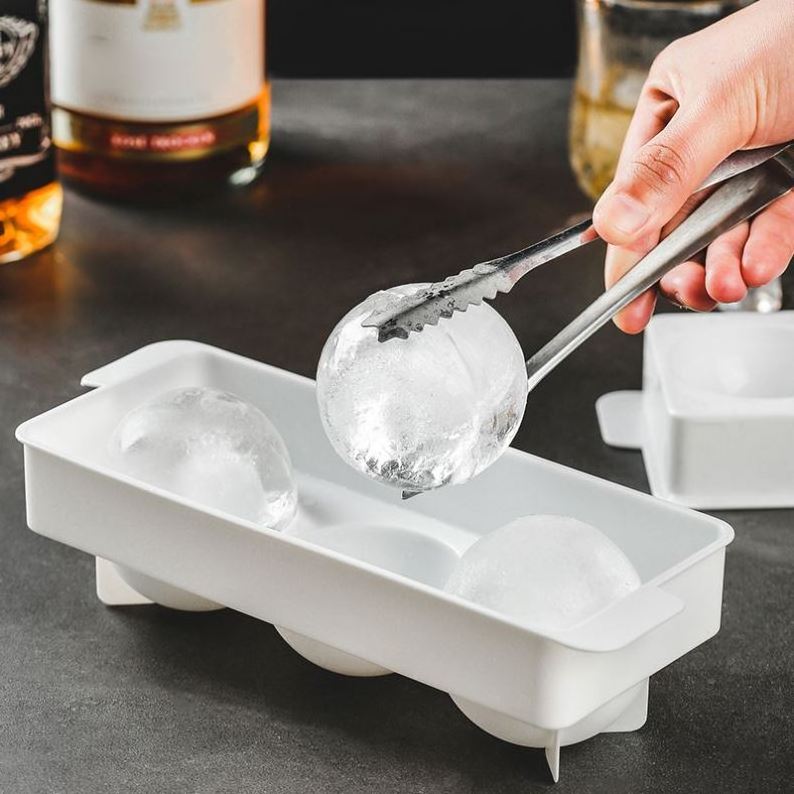 XDH561 Food Grade Silicone Plastic Metal Large Big/Small/Mini Whisky Cocktail Ice Mould Block Ice Silicone Moulds