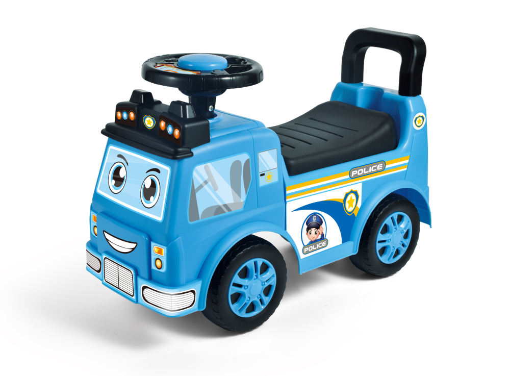 (GCC) Sliding stroller (BB whistle steering wheel) Ambulance/Special police vehicle/fire engine, body self-adhesive DIY