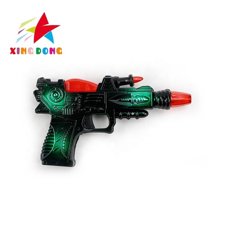 cheap wholesale popular electric flashing music power gun funny super toy gun