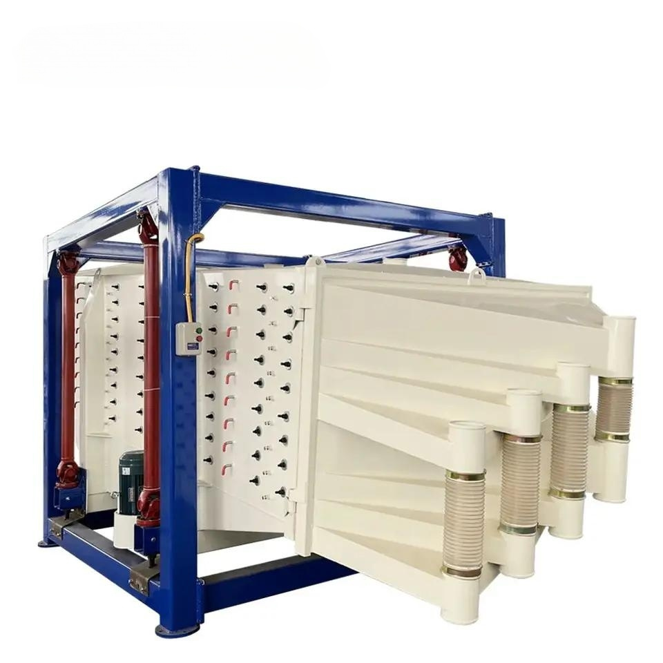 Gentle screening square oscillating vibrating screen Dry Sand