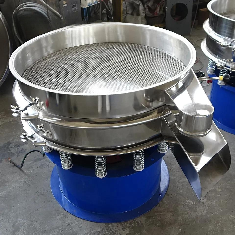 Pollen Vibration Screen Separator Rotary Vibrating Sifter Sieving For Powder Screening