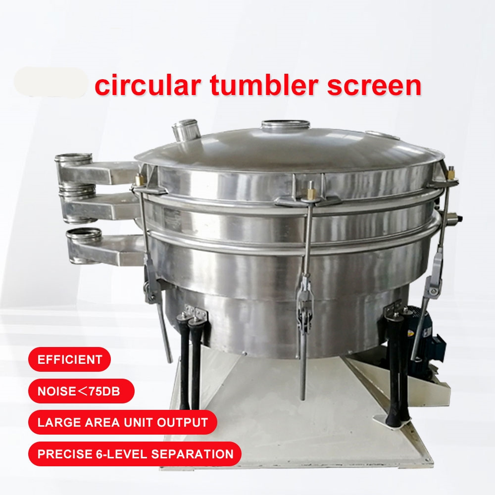 Food Grade Vibrator Screen Rotary Tumbler Swing Sifter Mechanical Powder Vibrating Sieve For Sieving Granula