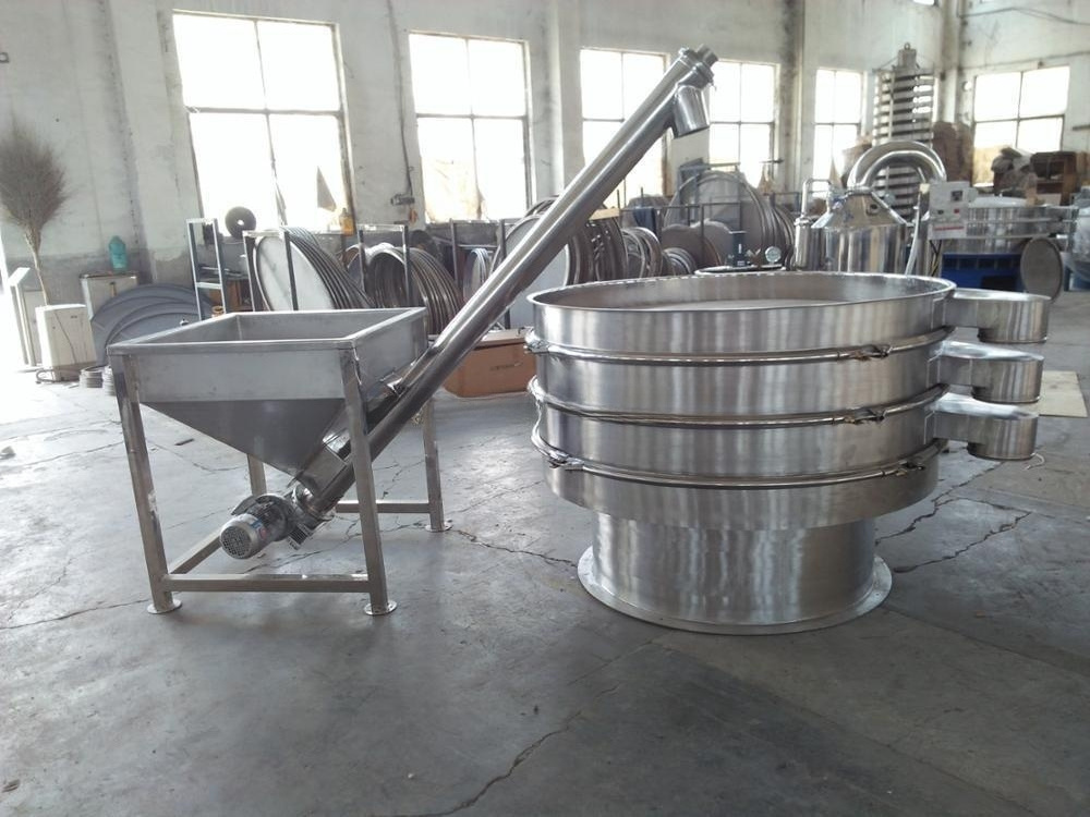 Grain Auger Conveyor Stainless Steel Wood Chips Screw Conveyor With Hopper