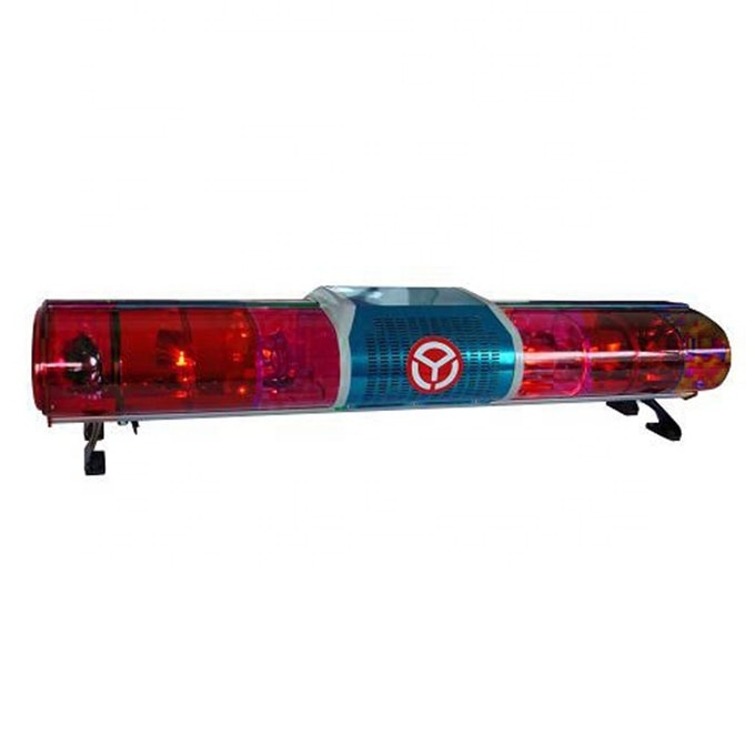 120cm vehicle signal red blue amber white car roof halogen rotating beacon warning emergency light bar TBD-GA-1003D