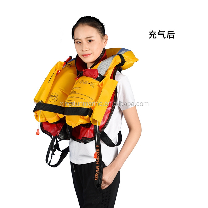 MED 275N waterproof inflatable lifejacket safety marine inflatable life jacket