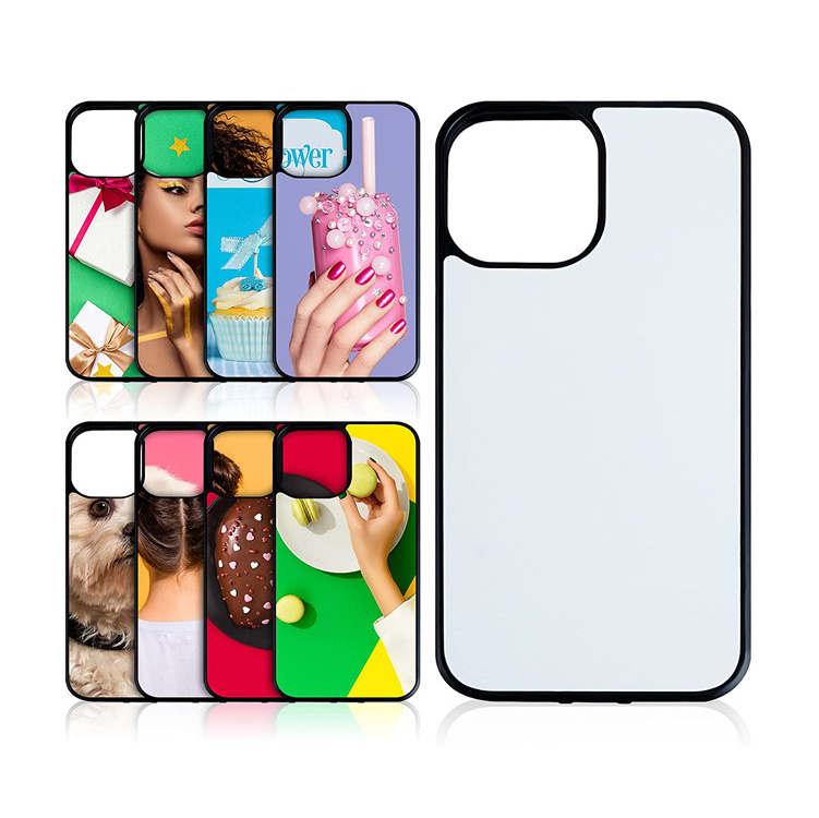 Tpu Pc 2D Blank Sublimation Printing Cell Mobile Phone Case Back Cover For Iphone 14 13 12 11 Pro Max X Xs Max Xr