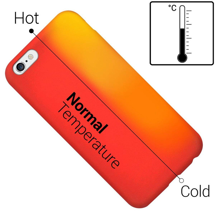 High Quality Thermal Sensor Color Changing Phone Case For Iphone 6 6S 7 8 Xr X Xs Max