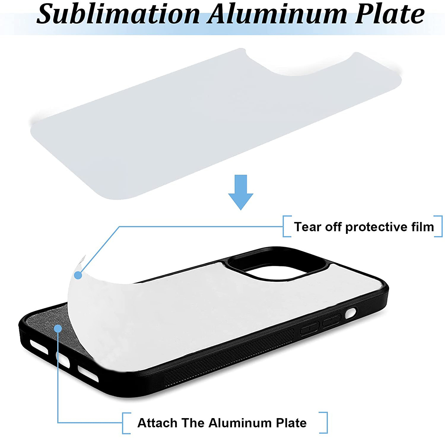 Tpu Pc 2D Blank Sublimation Printing Cell Mobile Phone Case Back Cover For Iphone 14 13 12 11 Pro Max X Xs Max Xr