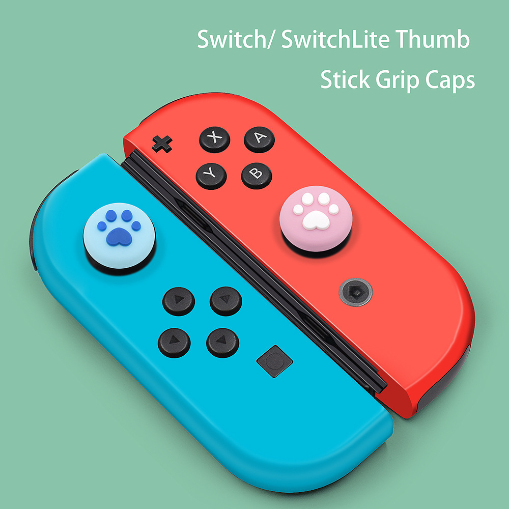 For Nintendo Switch Thumb Grips,XINGE Cute Silicone Thumb Stick Joystick Cover Thumbstick Grips For Ps4/Xbox One/Ps3