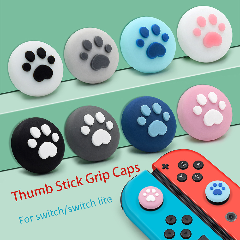 For Nintendo Switch Thumb Grips,XINGE Cute Silicone Thumb Stick Joystick Cover Thumbstick Grips For Ps4/Xbox One/Ps3