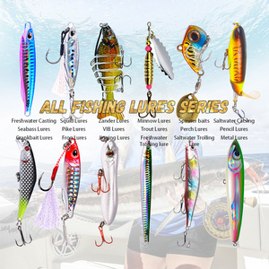 Popper Salmo Swim Bait Electric Fly Luminous Lures Accessories Soft Saltwater Fishing Saltwater Minnow Soft Frog