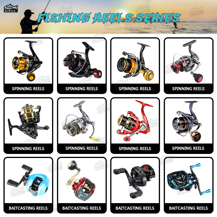 Professional Oem Shimano Daiwa Penn Fishing Long Spool Surf Casting Spinning Reels 10000 Saltwater for Doubles Handle