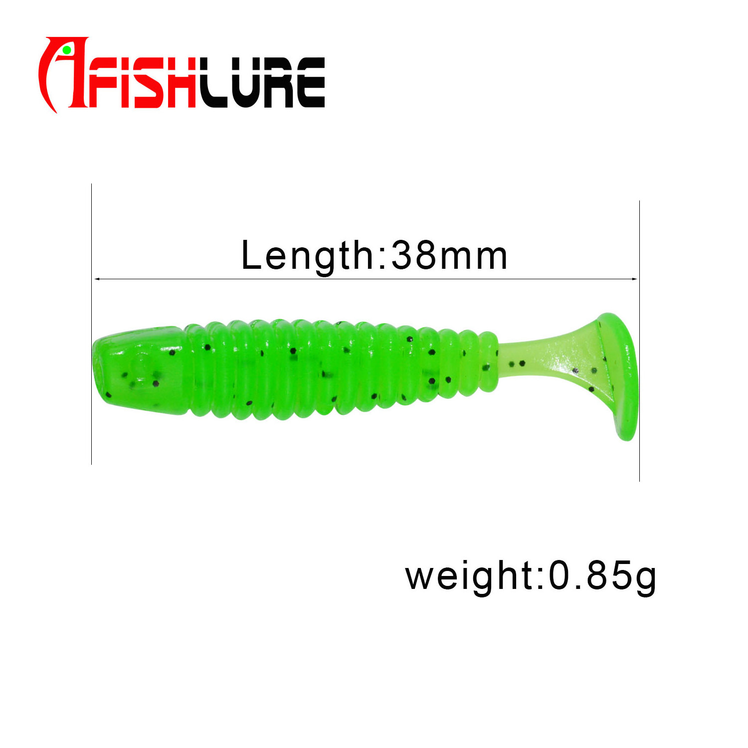 Mini T Tail Soft Bait 38mm 0 8g 20pcs SwimBait Plastic Worm Fishing Lure