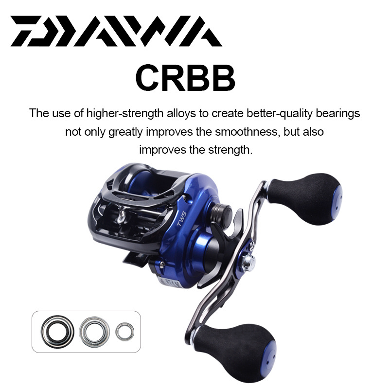 DAIWA COASTAL-TWS 200HS/200HSL TATULA 7kg Max Magnetic Brake Surf Baitcasting Reel Freshwater Saltwater Fishing casting Reel