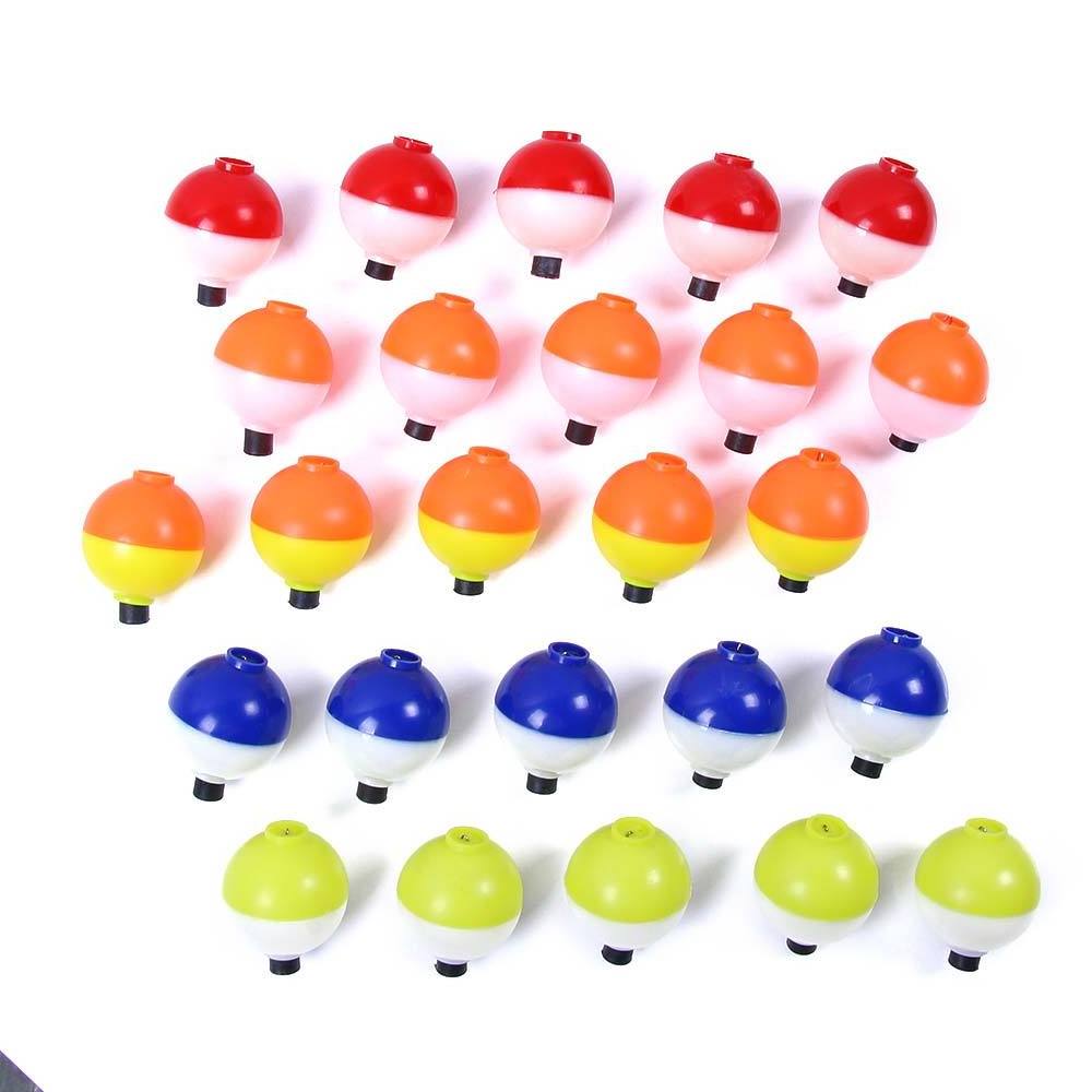 Wholesale 5 Colors Ultrasonic Round Plastic Buoy Plastic Pot Belly Spherical Floating Ocean Fishing Gear Floating Fish Lure Buoy