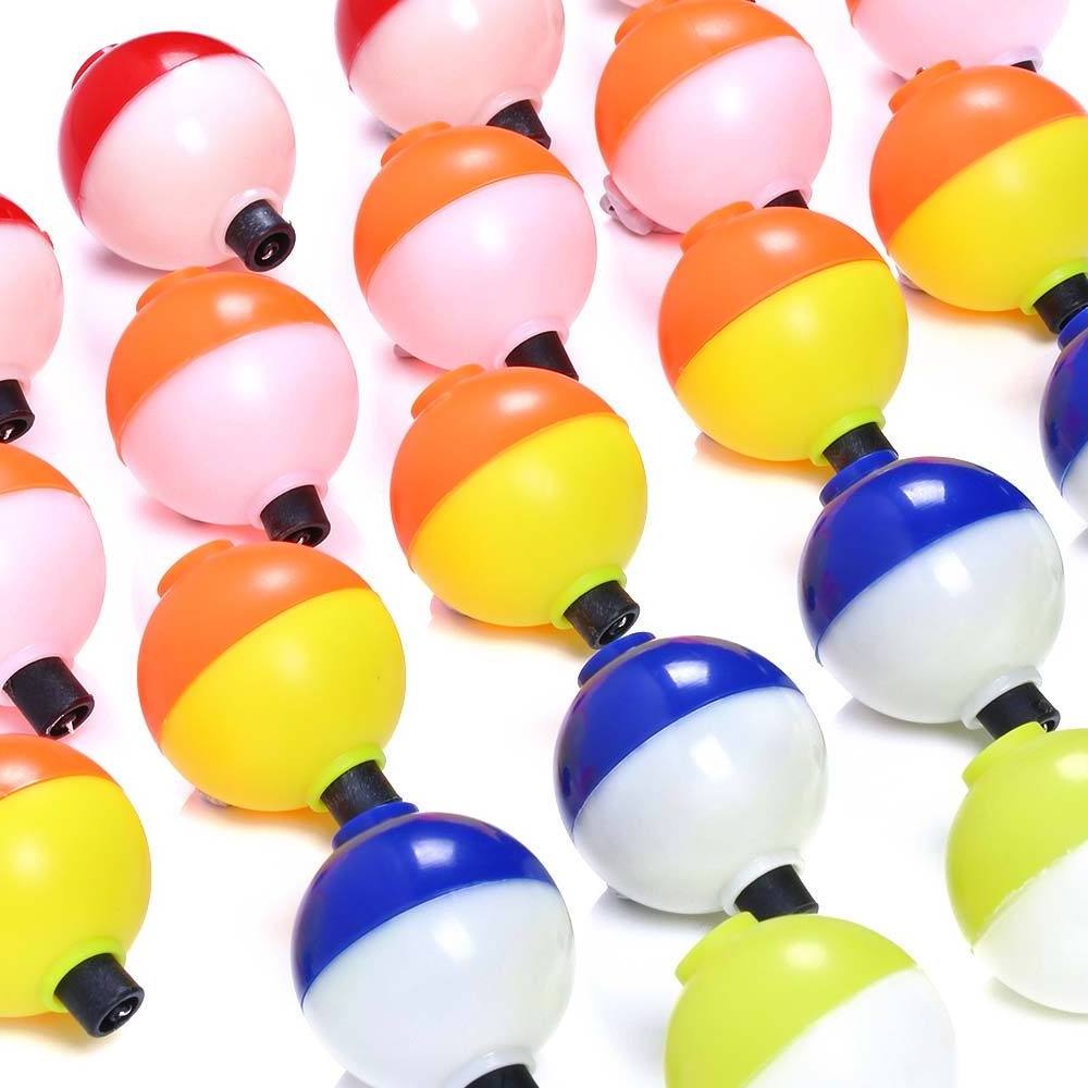 Wholesale 5 Colors Ultrasonic Round Plastic Buoy Plastic Pot Belly Spherical Floating Ocean Fishing Gear Floating Fish Lure Buoy