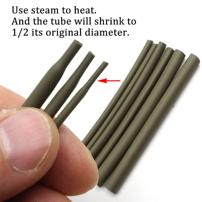 Carp Fishing Accessories Silicone Rig Tube Water Steam Heat Shrink Tubing For Carp Fishing Ronnie Rigs Terminal Tackle