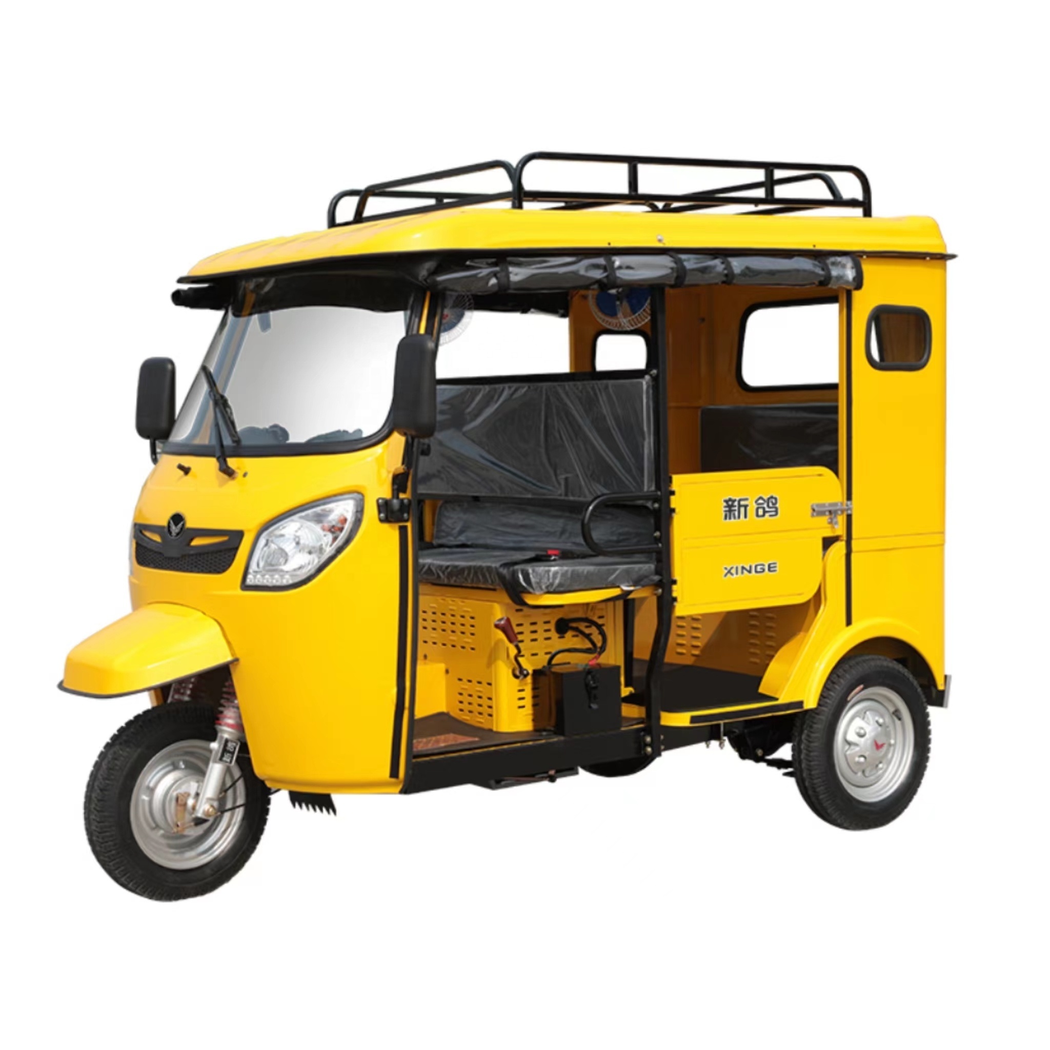 Hot Sale Three Wheeler Top Cover Canopy 4 Passengers For Bajaj Auto Rickshaws Motorised Tricycle