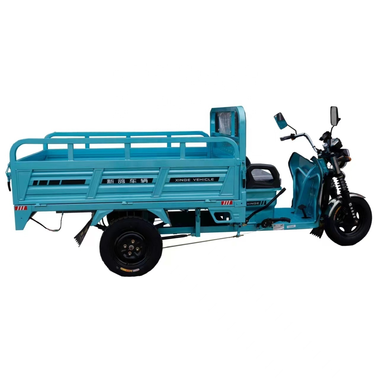 Powerful 60V electric cargo tricycle high quality electric rickshaw cargo trike load 3 wheel adult big tricycle for sale