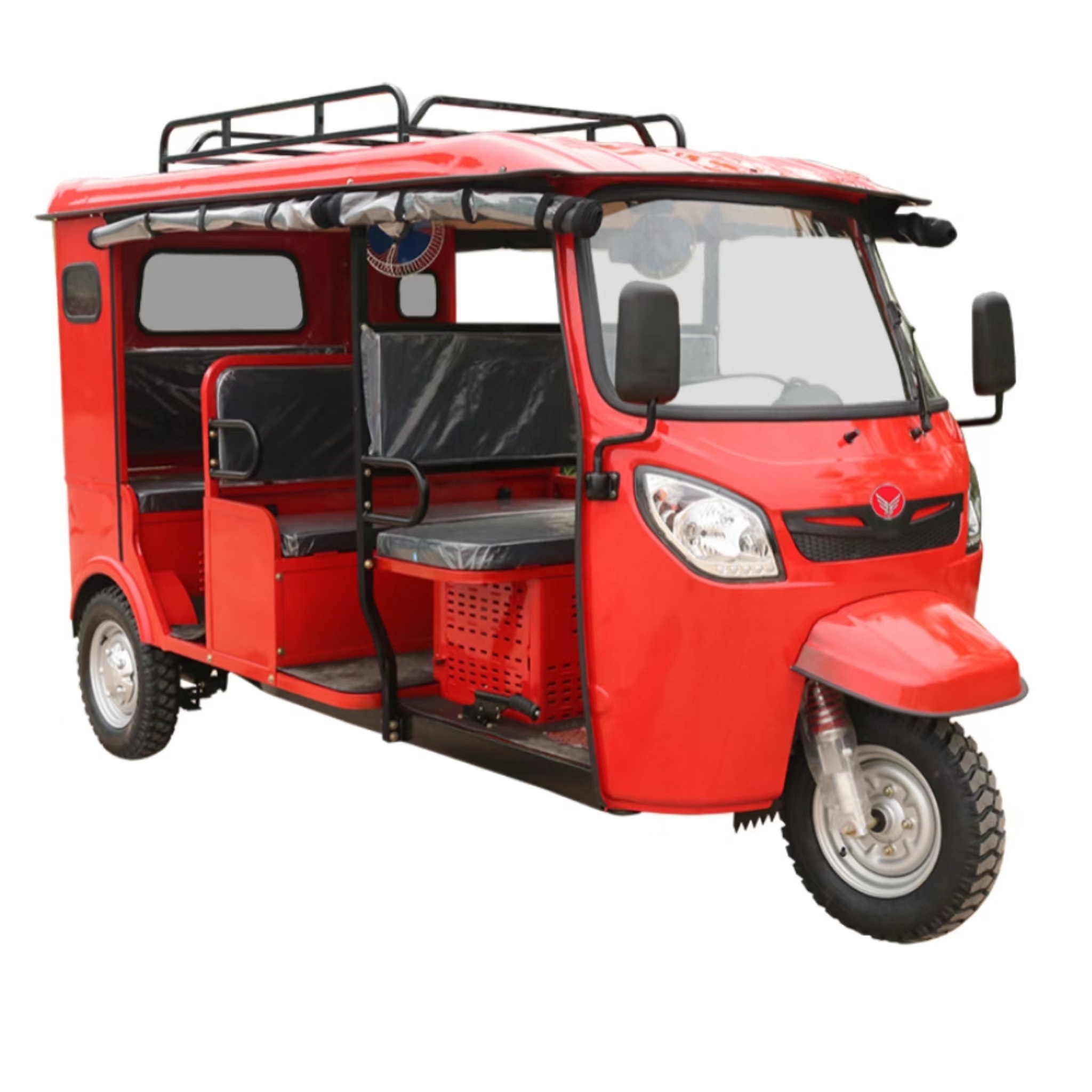 XINGE high quality factory price 1 driver+6 passengers motorcycle 3 wheel auto rickshaw gasoline passenger tricycles