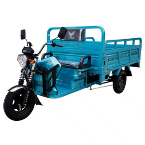 Powerful 60V electric cargo tricycle high quality electric rickshaw cargo trike load 3 wheel adult big tricycle for sale