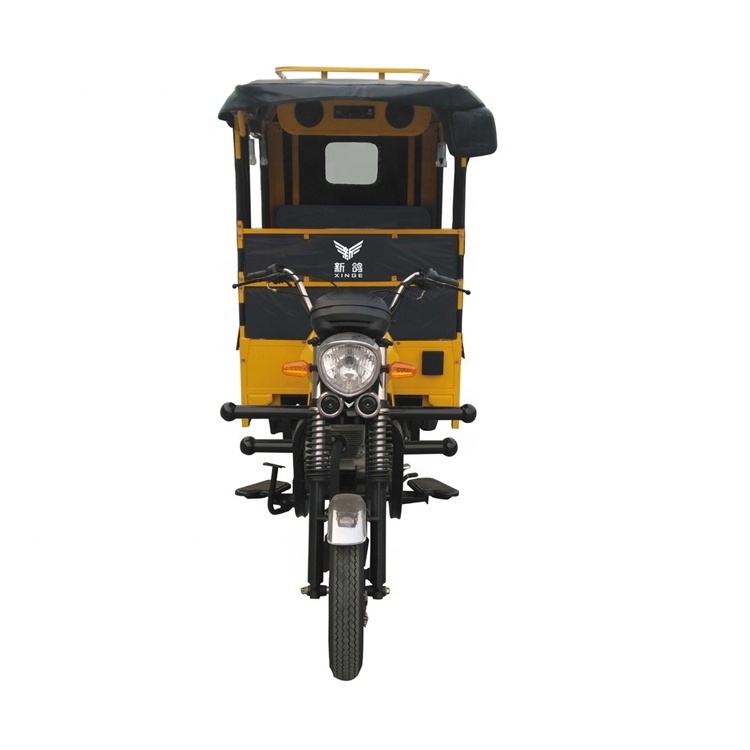 China motorcycle 3 wheel gasoline 150cc tuk tuk taxi motorcycle gasoline passenger 5 people tricycles hot sale in Africa