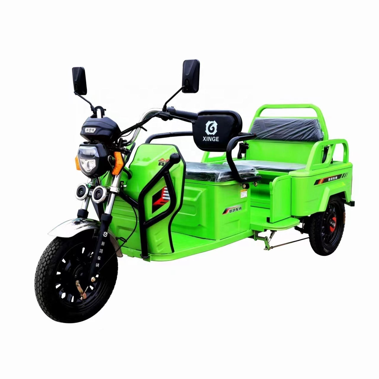 Best Price 500W Adult Motorcycle Passenger and Cargo Transportation High Quality Electric Tricycle 48V Electric Bike 3 Seater