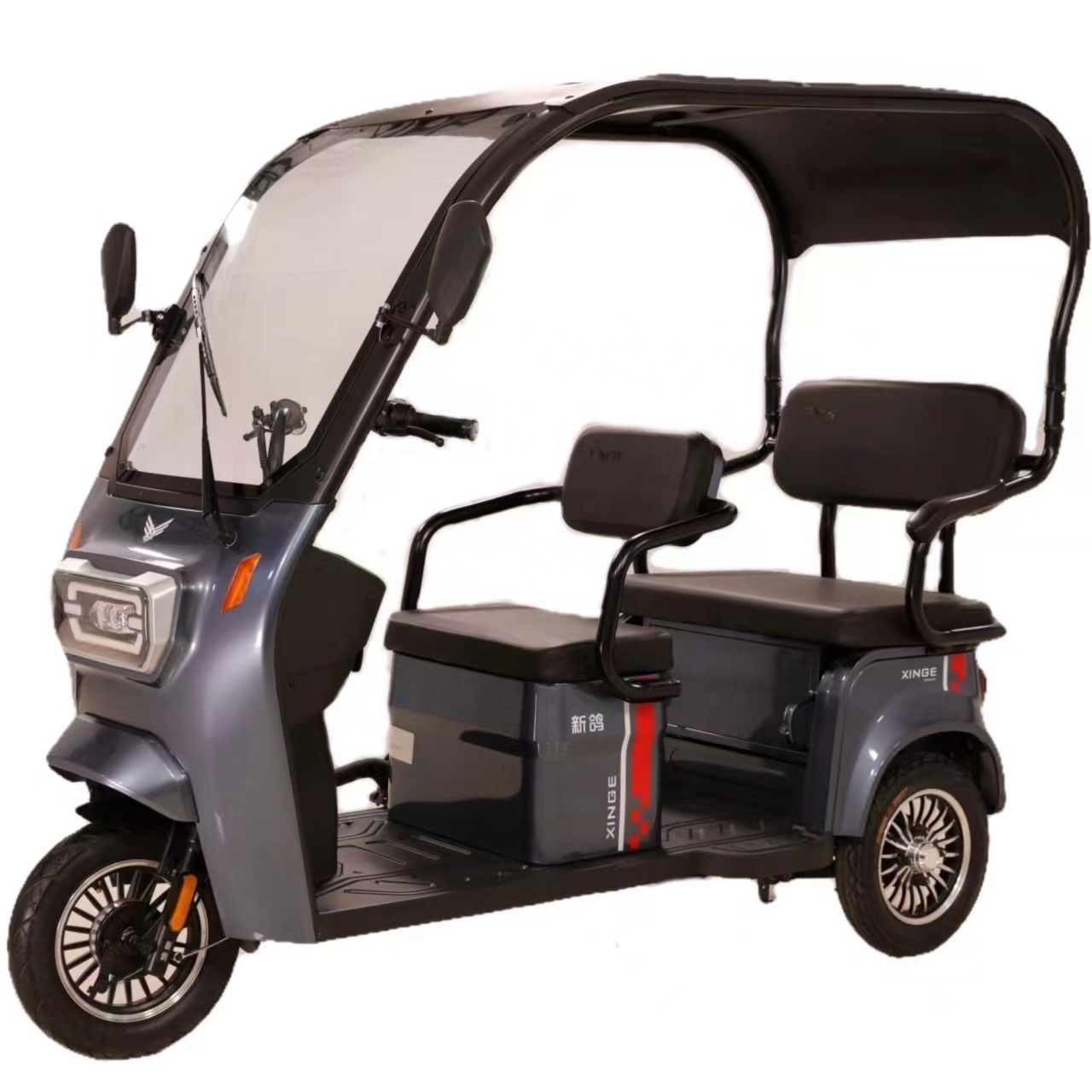 New design of the SP3 small electric three wheel motorcycle tricycles with roof makes your life easier