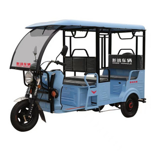 XINGE factory direct sale electric passenger tricycle new energy vehicle 6 passenger tuk tuk e rickshaw motorcycle 3 wheel