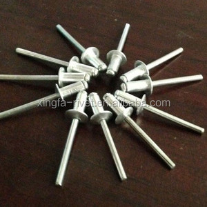 3/16''*3/8'' 5*10mm open end dome head aluminum/steel blind rivet