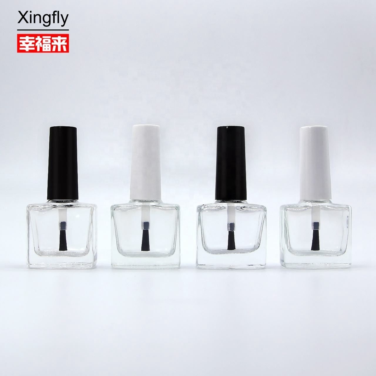 Factory Customized Luxury 15ml Square Rectangle Gel Nail Polish Bottles Empty 15ML Gel Nail Polish Bottle