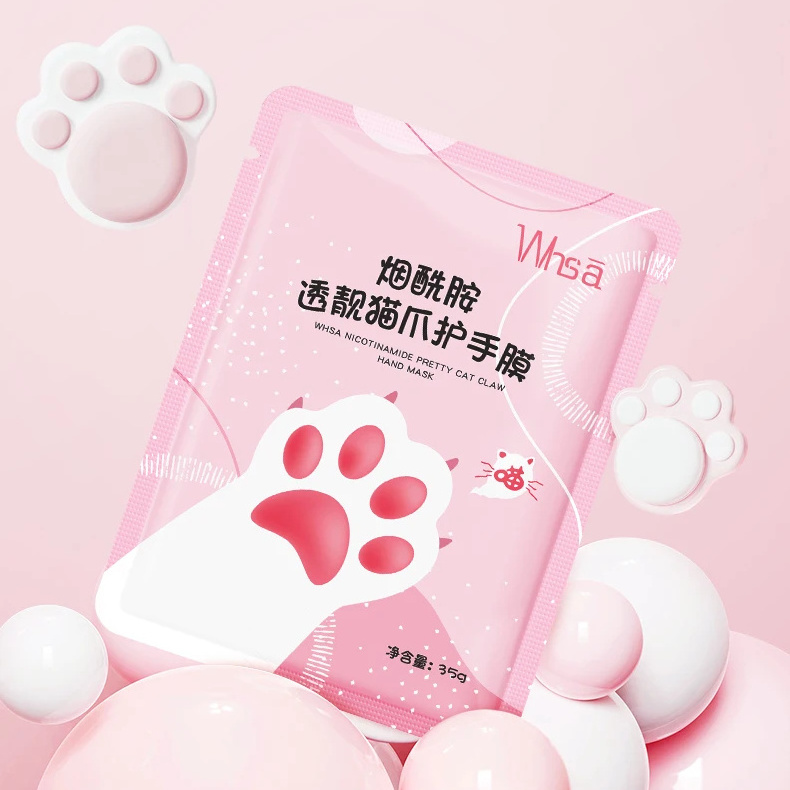 private label hot sales WHSAWhitening Hand Sheet Mask Moisturizing Hand&Feet Care Organic Nourishing For Skin Care Hand Mask