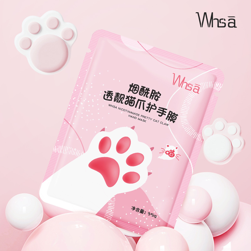 private label hot sales WHSAWhitening Hand Sheet Mask Moisturizing Hand&Feet Care Organic Nourishing For Skin Care Hand Mask