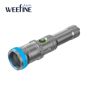 WEEFINE WF088 Solar ZOOM Light 1500lumens  Professional Diving Torch SZ1500  Zoom torch Dive Flash Lights LED Flashlight