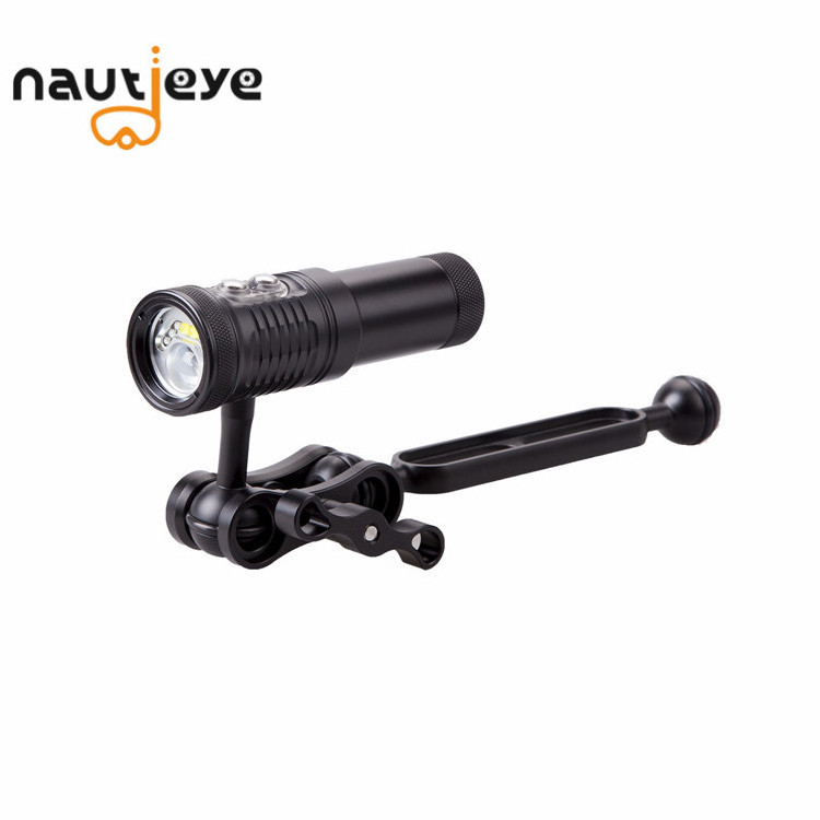 Nautieye NE 22  Smart focus 1800LM  COB dive Video light with auto flash-Off function/snoot light