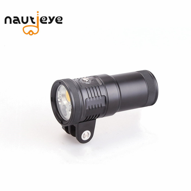 Nautieye NE20 4000LM led COB  dive flashlight  video light  dive  photo light with 5 degree snoot spot light