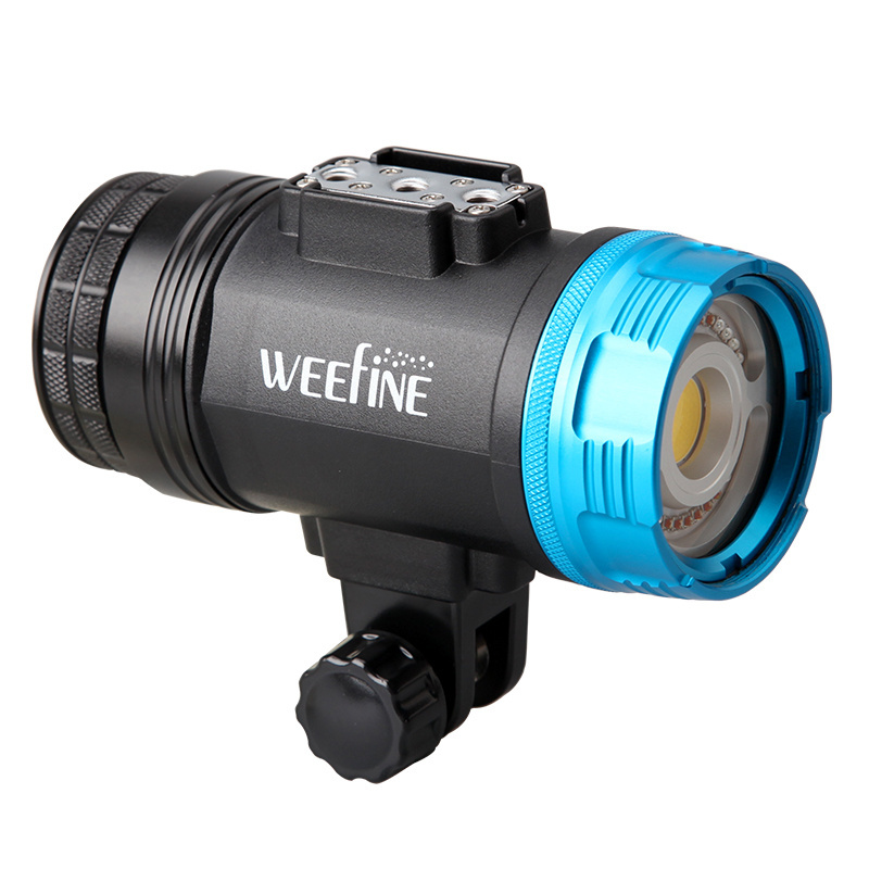 WEEFINE WF082 Smart Focus 5000 new  5000 Lumens Video Light with Strobe Mode for underwater dive flashlight