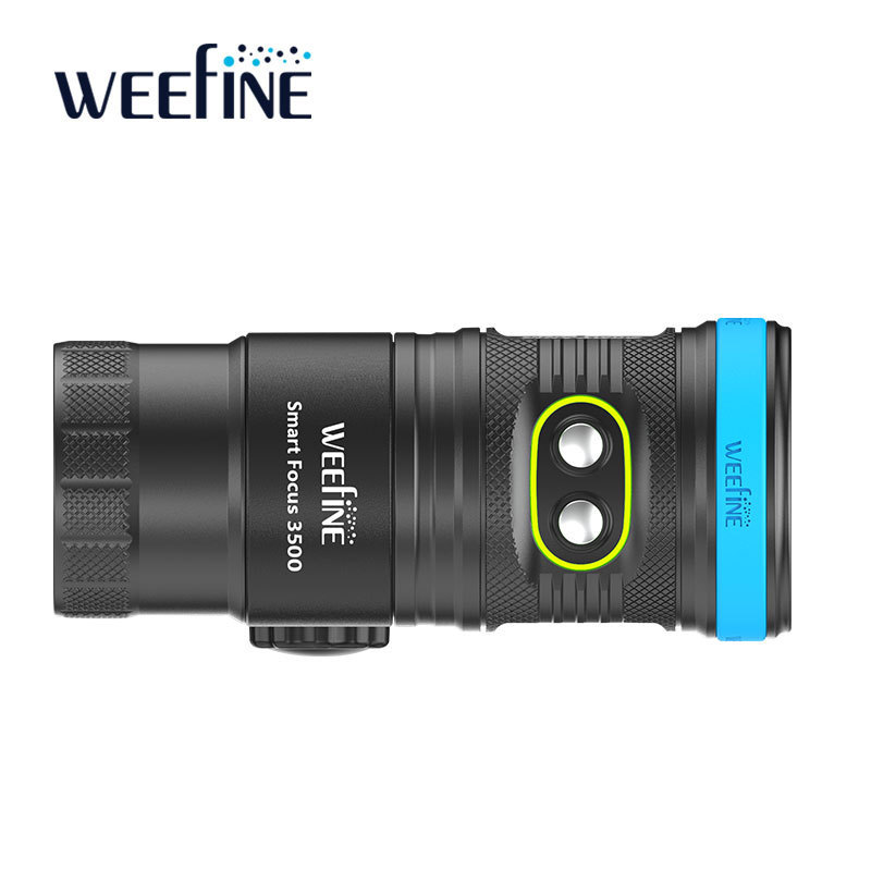 WEEFINE WF089  Smart Focus 3500  powerful scuba lamp  Diving flashlight waterproof light led video light