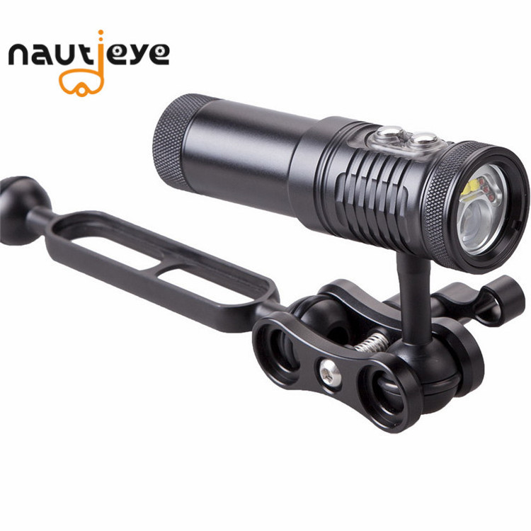 Nautieye NE 22  Smart focus 1800LM  COB dive Video light with auto flash-Off function/snoot light