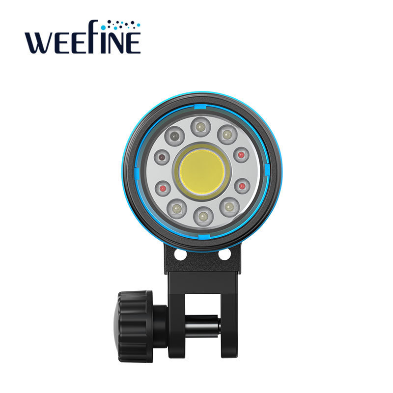 WEEFINE WF089  Smart Focus 3500  powerful scuba lamp  Diving flashlight waterproof light led video light