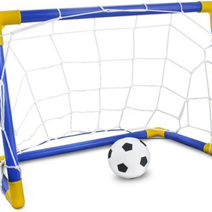 Mini Folding Plastic Toys Portable Soccer Goal for Kids Backyard Training