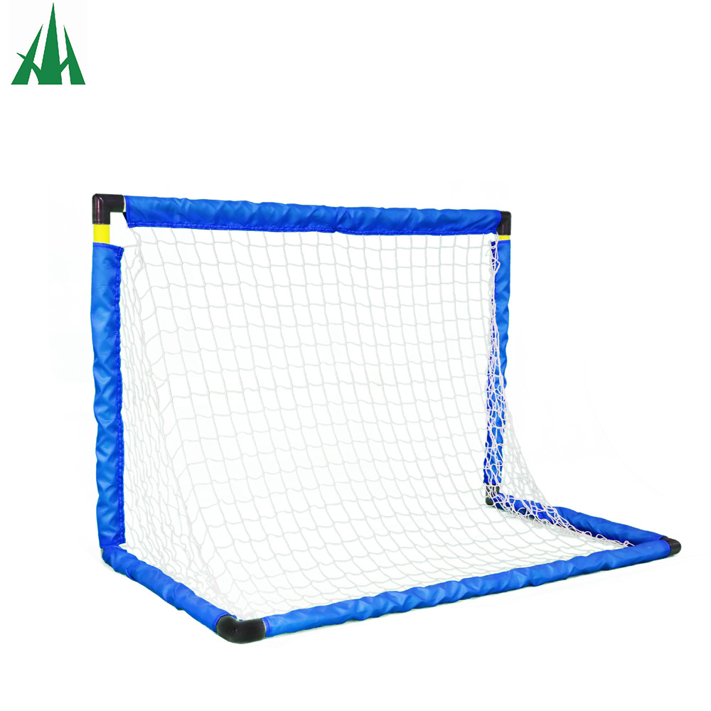 Mini Folding Plastic Toys Portable Soccer Goal for Kids Backyard Training