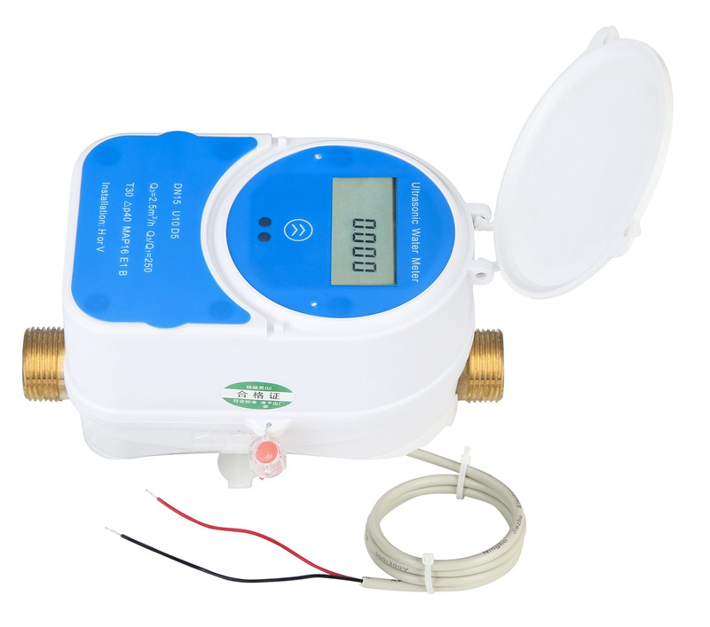 LoRaWAN/ M-bus/ RS-485 Valve Remote Control Ultrasonic Water Meter DN15-DN20