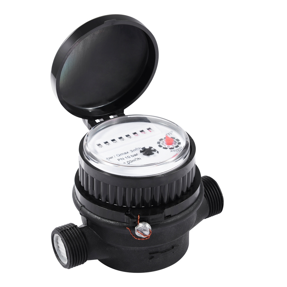 Single Jet Plastic Cold Water Meter Class B