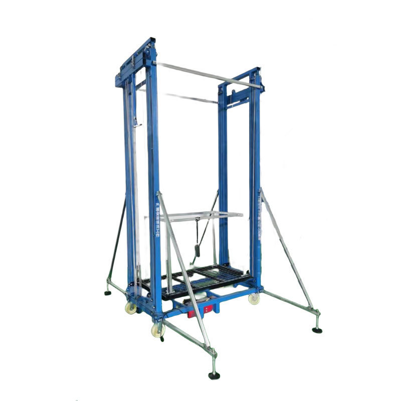 New electric elevator Remote control fully automatic scaffolding Folding movable indoor and outdoor decoration elevator